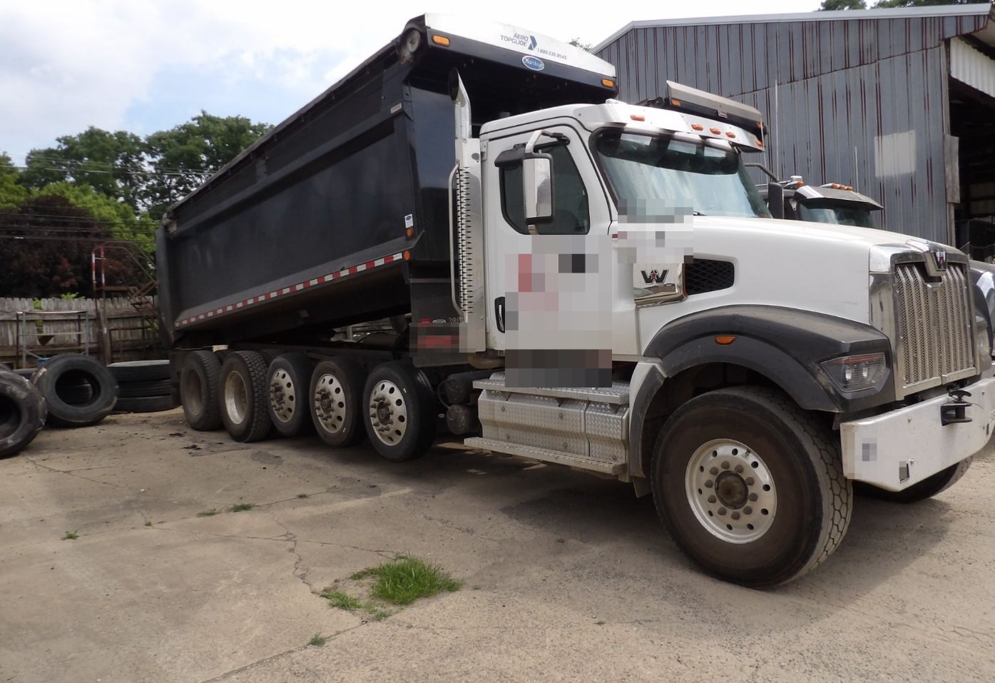 6-axle super dump